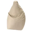 Großer Sitzsack 110 cm hoch in champagner