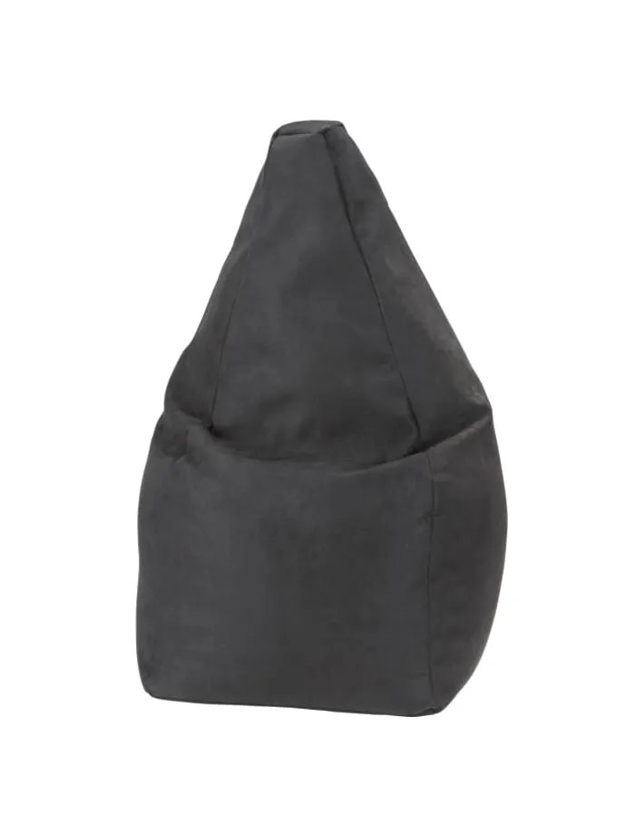 Großer Sitzsack 110 cm hoch in anthrazit