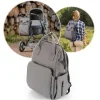 Growing Wickelrucksack in Grau ab 0 Monate