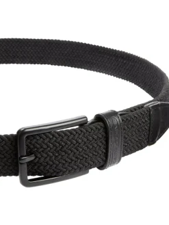 Gürtel in Anthrazit/ Schwarz
