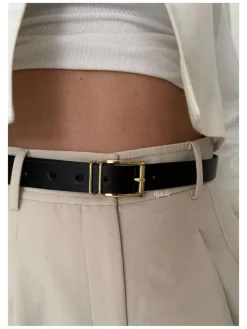 Gürtel in Schwarz - (L)100 cm