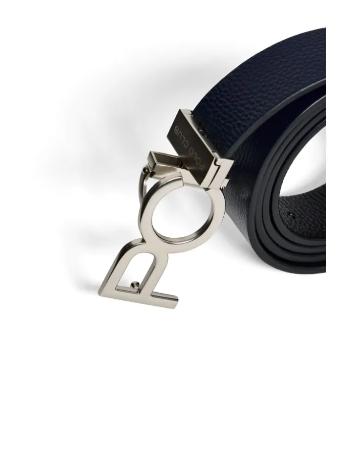 Gürtel in Schwarz, Navyblau