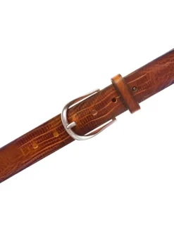 Gürtel Leder in cognac