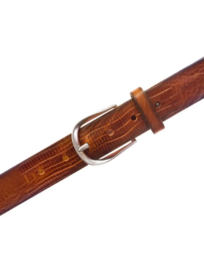 Gürtel Leder in cognac