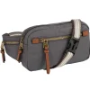 Gürteltasche "Bari" in Grau - (B)40 x (H)12,5 x (T)4 cm