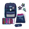 Grundschulranzen GENIUS Blue Star 5-tlg. in blau/lila
