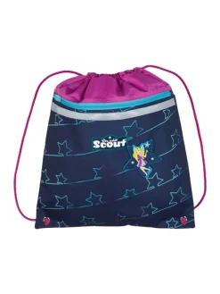 Grundschulranzen GENIUS Blue Star 5-tlg. in blau/lila