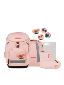 Grundschulranzen, PACK "Unzähmbär" 6-tlg. in Rosa