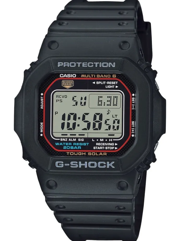 G-Shock The Origin Digital Funk-Solar-Herrenuhr Schwarz