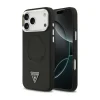 Guess Triangle Logo magnetisch Hülle iPhone 17 Pro  Schwarz in Schwarz