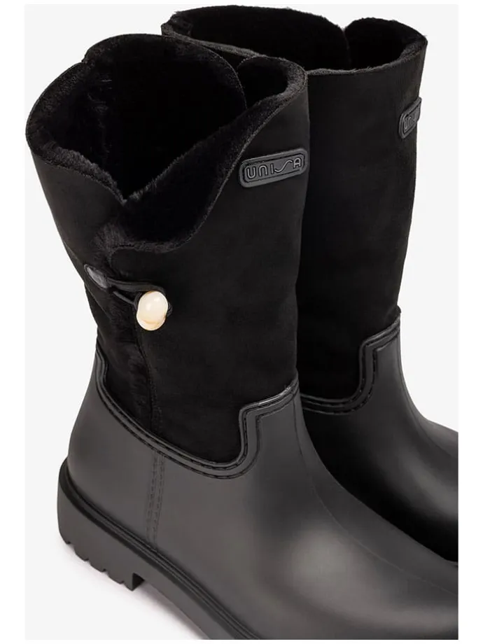 Gummistiefel "Garfil" in Schwarz