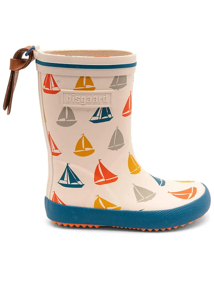 Gummistiefel in Creme