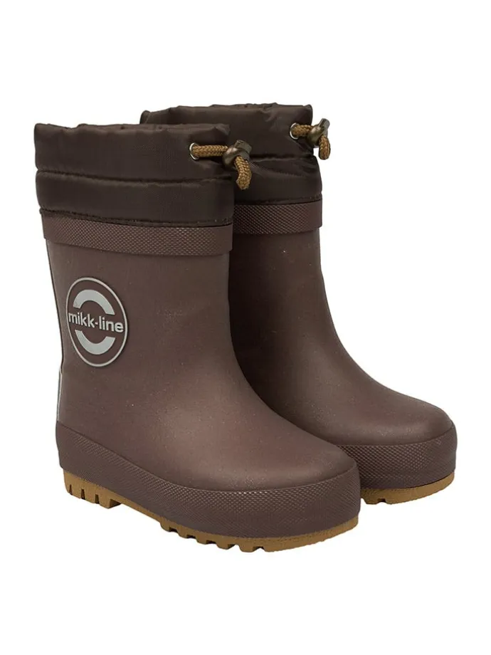 Gummistiefel in Dunkelbraun