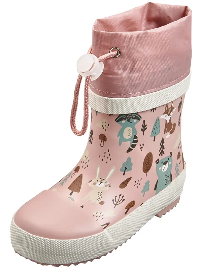 Gummistiefel in Rosa/ Bunt