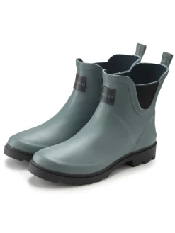 Gummistiefelette in petrol