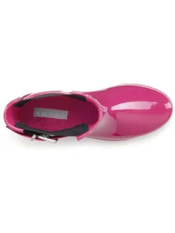 Gummistiefelette in pink