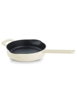 Gusseisen-Pfanne in Creme - Ø 23 cm