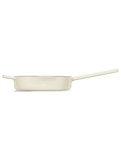 Gusseisen-Pfanne in Creme - Ø 23 cm