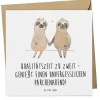 Gutschein Pärchenabend Freude mit Spruch in Weiß