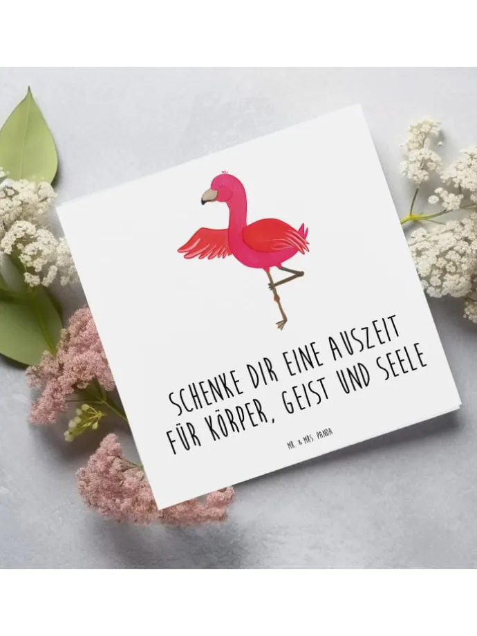Gutschein Wellness Auszeit mit Spruch in Weiß