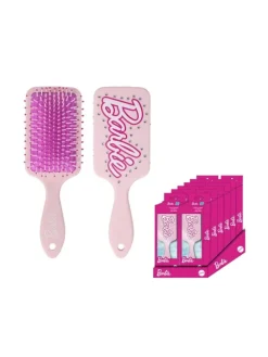 Haarbürste Pink mit Stein Design 22cm Mädchen Bürste
