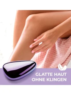 Haarentferner Nano-Glas ohne Klingen ohne Strom - lila