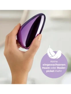 Haarentferner Nano-Glas ohne Klingen ohne Strom - lila