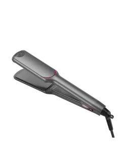 Haarglätter HP42 mit Display Keramikplatten Grau