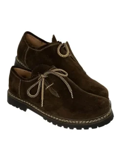 Haferlschuh JULIAN-Velour in braun