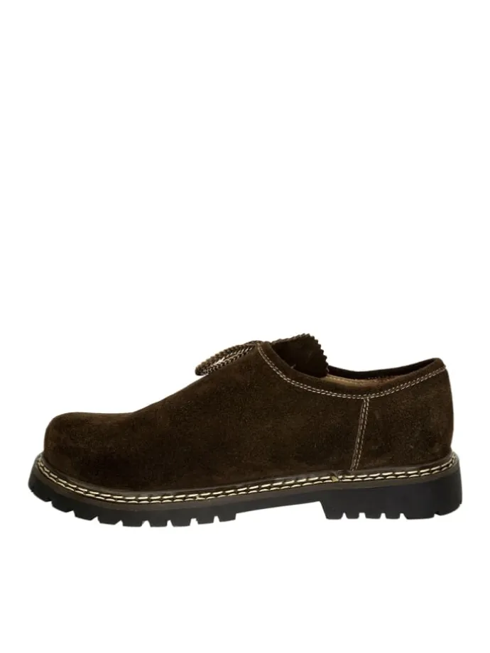 Haferlschuh JULIAN-Velour in braun
