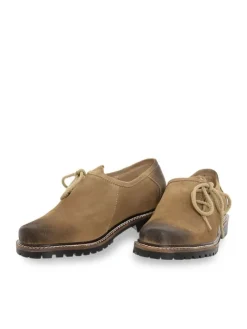 Haferlschuh MICHI-VelourA4reh in hellbraun