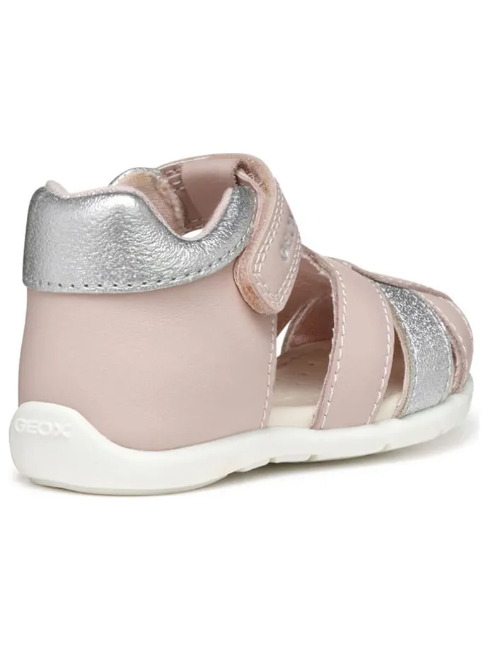 Halbsandalen "Elthan" in Rosa/ Silber
