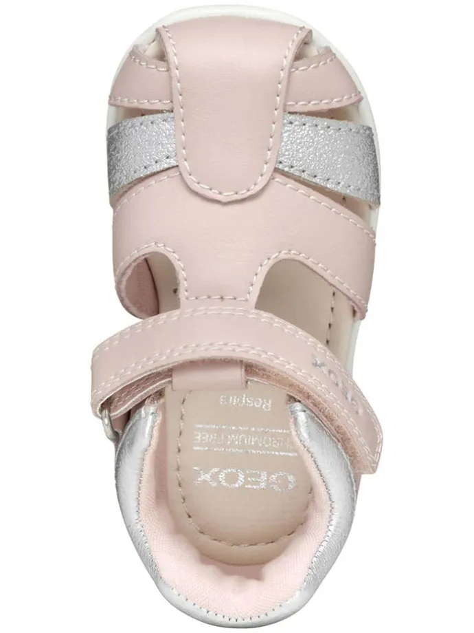 Halbsandalen "Elthan" in Rosa/ Silber