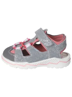 Halbsandalen "Gery" in Grau/ Pink