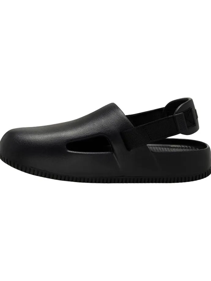 Halbsandalen in Schwarz