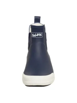 Halbstiefel Momo in dunkelblau/weiß