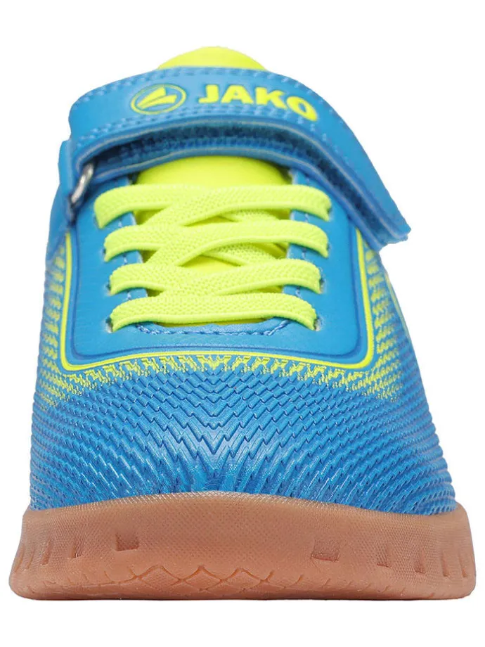 Hallen-Fußballschuhe "Course" in Blau/ Gelb