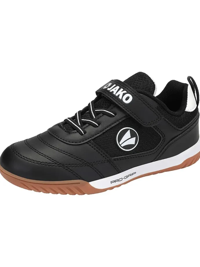 Hallen-Fußballschuhe "Winger" in Schwarz