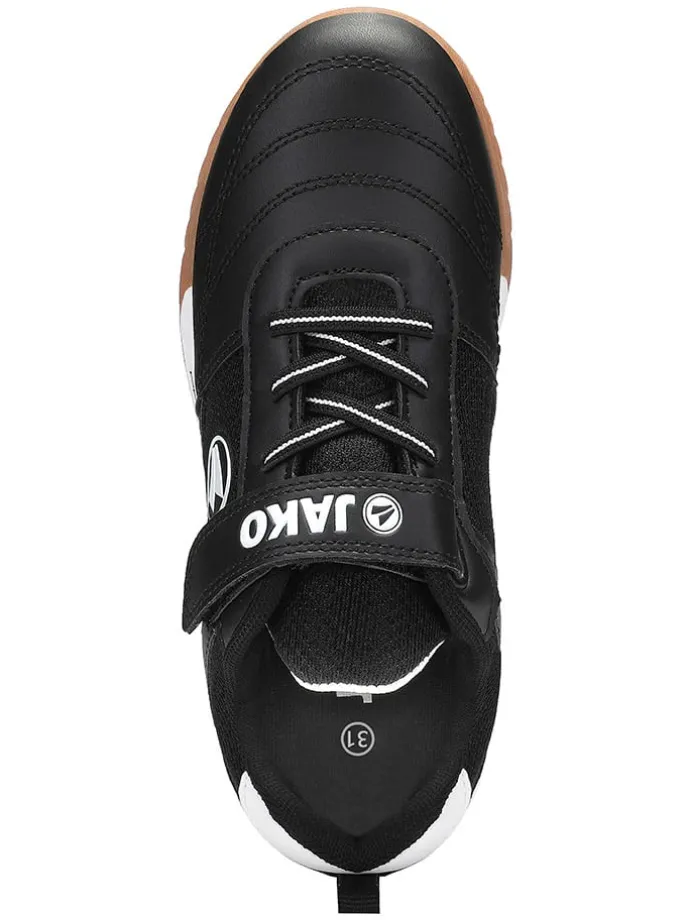 Hallen-Fußballschuhe "Winger" in Schwarz