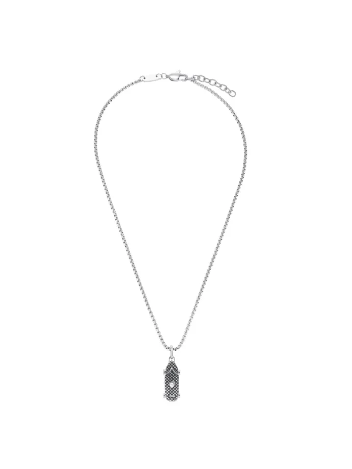 Halskette mit Anhänger in Silber – (L)43cm