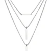 Halskette mit Schmuckelementen - (L)52 cm