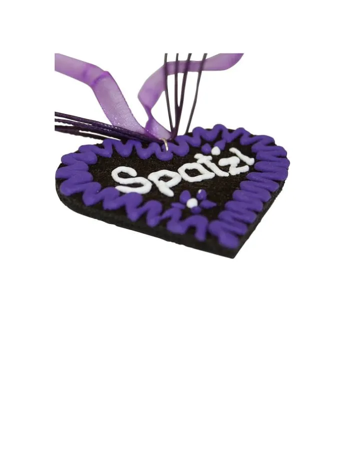 Halskette Spatzl in lila