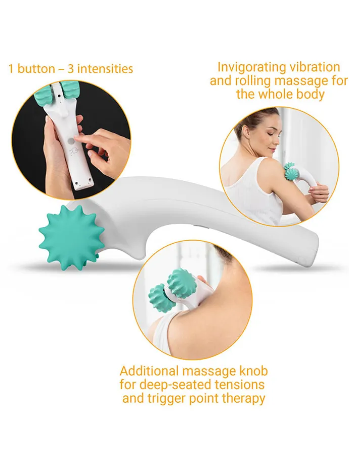 Handmassagegerät "HM 630" in Weiß/ Mint