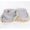 Handmuffs "Grandma" in Grau