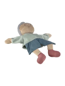Handpuppe Oma in bunt