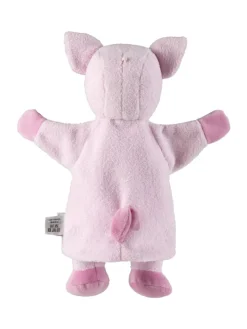 Handpuppe Schwein in rose