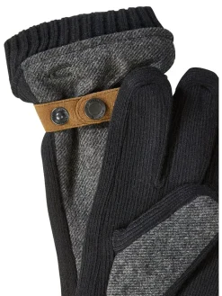 Handschuhe in Schwarz/ Grau