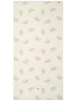 Handtuch in Creme/ Rosa