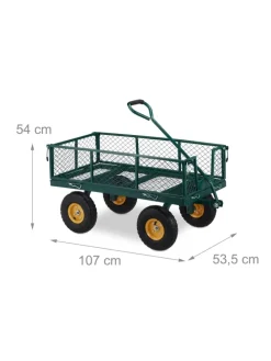 Handwagen in Grün