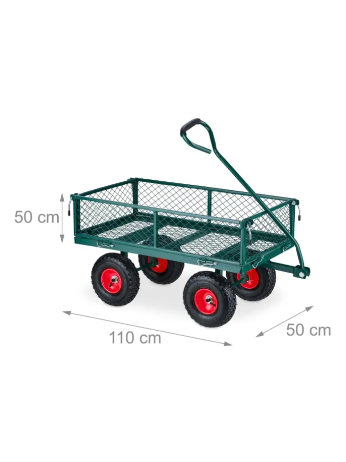 Handwagen in Grün